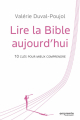 Couverture Lire la Bible aujourd'hui  Editions Empreinte Temps Présent 2023