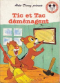 Couverture Tic et Tac déménagent Editions The Walt Disney Company 1978