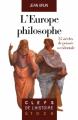 Couverture L' Europe philosophe  Editions Stock 1988