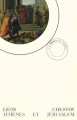 Couverture Athènes et Jérusalem: Un essai de philosophie religieuse Editions Le Bruit du temps 2023
