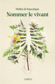 Couverture Nommer le vivant Editions Leméac 2024
