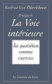 Couverture Pratique de la voie intérieure Editions Le Courrier du Livre 1994