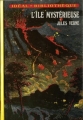 Couverture L'île mystérieuse, abrégé Editions Hachette (Idéal bibliothèque) 1978