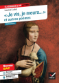 Couverture Je vis je meurs...et autres poèmes Editions Hatier 2022