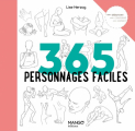 Couverture 365 personnages faciles Editions Mango 2023