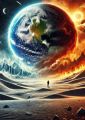 Couverture Le dernier mouvement : chronique d'une Terre figée Editions Autoédité 2025