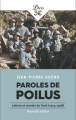 Couverture Paroles de Poilus Editions Librio 2023