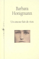 Couverture Un amour fait de rien Editions Liana Lévi 2001