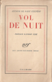 Couverture Vol de nuit Editions Gallimard  (Blanche) 1938
