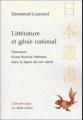 Couverture Littérature et génie national : Naissance d’une histoire littéraire dans le Japon du XIXe siècle. Editions Les Belles Lettres 2005