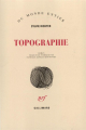 Couverture Topographie Editions Gallimard  (Blanche) 1995