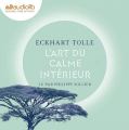 Couverture L'art du calme intérieur Editions Audiolib (Documents et essais) 2023