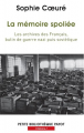 Couverture La mémoire spoliée Editions Payot 2013