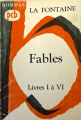 Couverture Fables Editions Bordas (Petits Classiques) 1967