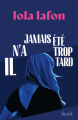 Couverture Il n'a jamais été trop tard Editions Stock 2025