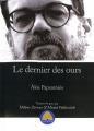 Couverture Le dernier des ours Editions Le miel des anges 2025