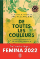 Couverture De toutes les couleurs: Traité buissonnier de teinture végétale Editions J'ai Lu 2023