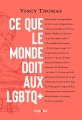 Couverture Ce que le monde doit aux LGBTQ+ Editions Hugo & Cie (Doc) 2025