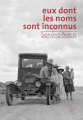 Couverture Eux dont les noms sont inconnus  Editions du Sonneur 2025