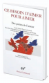 Couverture Ce besoin d'aimer pour aimer  Editions Gallimard  (Poésie) 2020