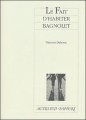 Couverture Le Fait d'habiter Bagnolet Editions Actes Sud (Papiers) 2004