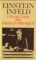 Couverture L'évolution des idées en physique Editions Flammarion (Champs) 1982