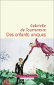Couverture Des enfants uniques Editions Flammarion (Littérature française) 2025