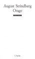 Couverture Orage Editions L'Arche 1961
