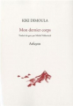 Couverture Mon dernier corps Editions Arfuyen 2010
