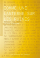Couverture Comme une lanterne sur les ruines Editions du Panseur 2025