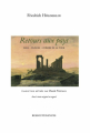 Couverture Retours aux pays Editions Ressouvenances 2020