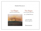Couverture Les Elégies Editions Ressouvenances 2020