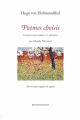 Couverture   Poèmes choisis Editions Ressouvenances 2025
