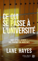 Couverture Ce qui se passe à l\'université 1 et 2 Editions Juno Publishing 2024