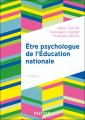 Couverture Être psychologue de l'Éducation nationale (3e édition) Editions Dunod 2024