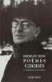Couverture Poèmes choisis Editions José Corti 1999
