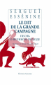 Couverture Le Dit de la Grande Campagne Editions Alidades 2021