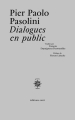 Couverture Dialogues en public Editions José Corti 2023
