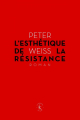 Couverture L'Esthétique de la résistance Editions Klincksieck 2017