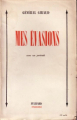 Couverture Mes évasions Editions Julliard 1946