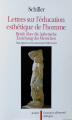 Couverture Lettres sur l'éducation esthétique de l'homme Editions Aubier Flammarion 1992