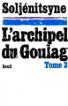 Couverture L'archipel du goulag, tome 3 Editions Seuil 1976