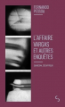 Couverture L'Affaire Vargas et autres enquêtes Editions Christian Bourgois  2025