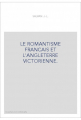 Couverture Le romantisme français et l'Angleterre victorienne Editions Honoré Champion 1949