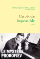 Couverture Un choix impossible Editions Grasset 2025