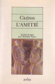 Couverture L'amitié Editions Arléa 1990