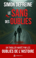 Couverture Le sang des oubliés Editions d'Avallon 2025