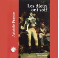 Couverture Les dieux ont soif Editions Le livre qui parle 2015
