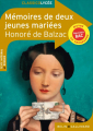 Couverture Mémoires de deux jeunes mariées Editions Belin / Gallimard (Classico - Lycée) 2022
