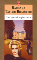 Couverture Pour que triomphe la vie Editions Le Livre de Poche 1996